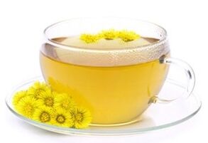 ColtsFoot decoction of Cervical Osteokondrosia tratatzeko